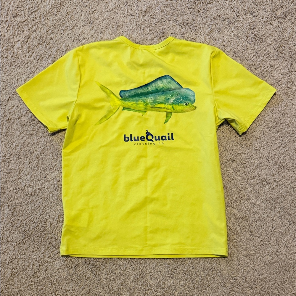 Blue Quail Bright Yellow Sun-shirt/Rash-guard